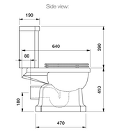 Classique Toilet Suite from Brodware P Trap