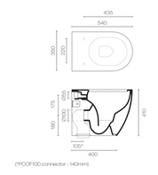 Catalano C 55 Rimless Floor Mount Toilet With Slim Seat