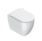 Catalano C 55 Rimless Floor Mount Toilet With Slim Seat