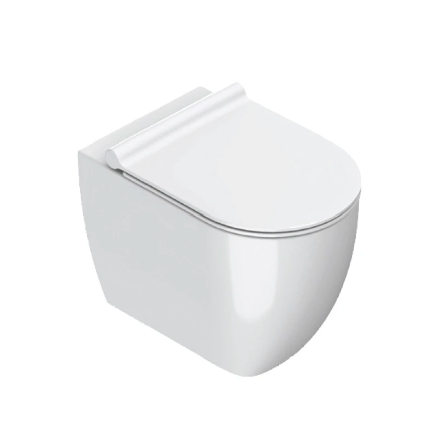 Catalano C 55 Rimless Floor Mount Toilet With Slim Seat