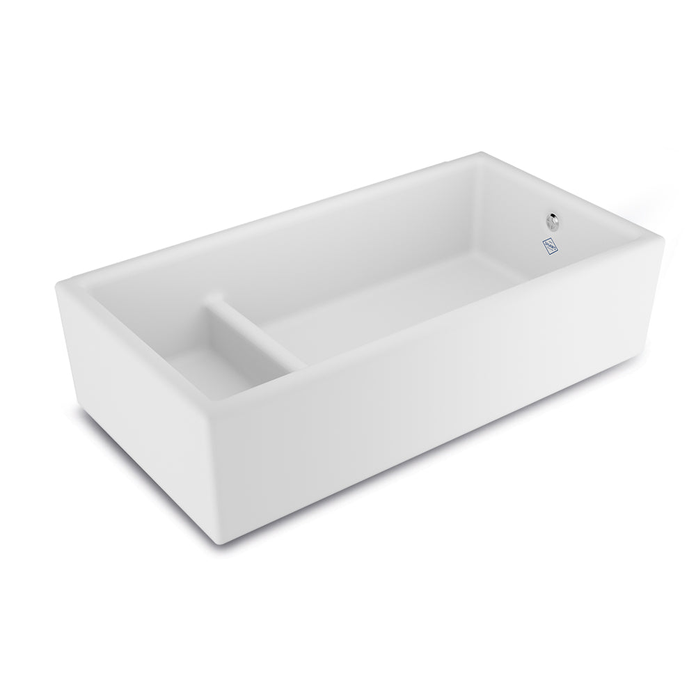 Shaws Hawkshaw 900mm Double Bowl Fireclay Butlers Sink