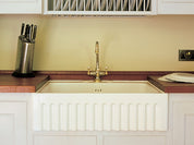 Shaws Bowland 600mm Fireclay Butlers Sink
