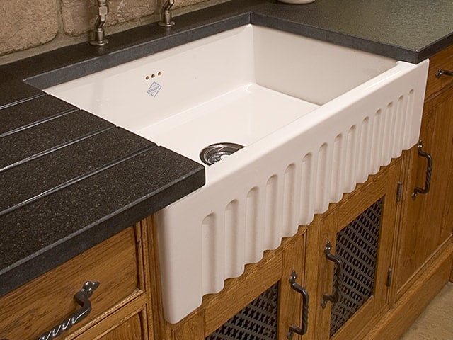 Shaws Bowland 800mm Fireclay Butlers Sink