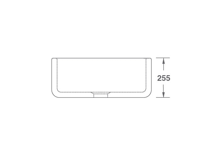 Shaws 600mm Fireclay Butlers Sink