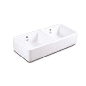 Shaws Double Bowl 1000mm Fireclay Butlers Sink