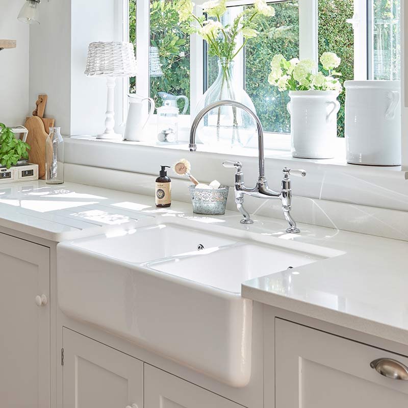 Shaws Double Bowl 800 Sink