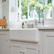 Shaws Double Bowl 800mm Fireclay Butlers Sink