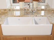 Shaws Edgeworth Double Bowl 1000mm Fireclay Butlers Sink