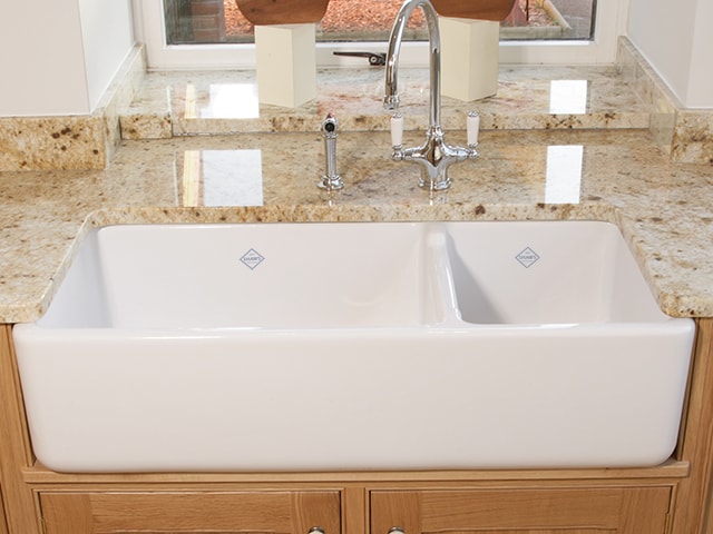 Shaws Edgeworth Double Bowl 1000mm Fireclay Butlers Sink