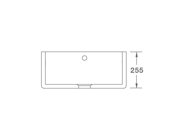 Shaws Shaker Single 600mm Fireclay Butlers Sink