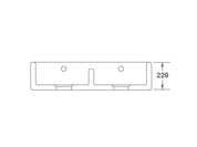 Shaws Shaker 900mm Double Bowl Fireclay Butlers Sink