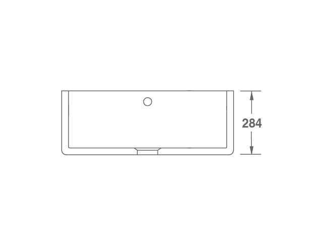 Shaws Shaker Single 800mm Fireclay Butlers Sink