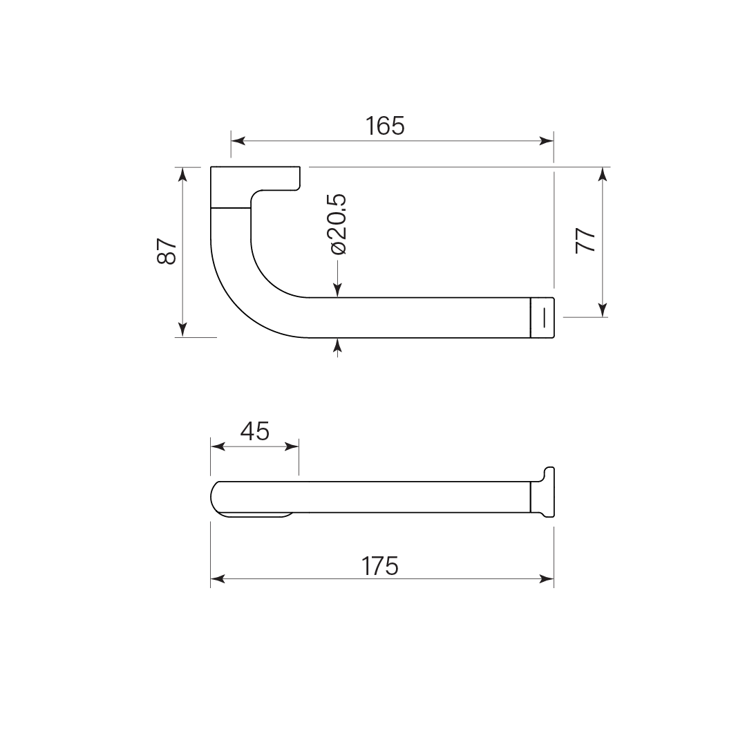 Figura Toilet Roll Holder