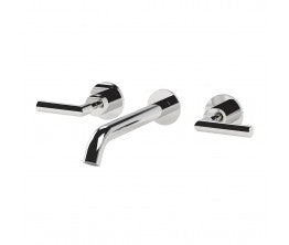 Axus Lever wall mount basin set - 220mm spout