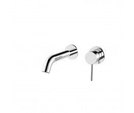 Axus Pin wall mount basin/bath mixer - 150mm spout
