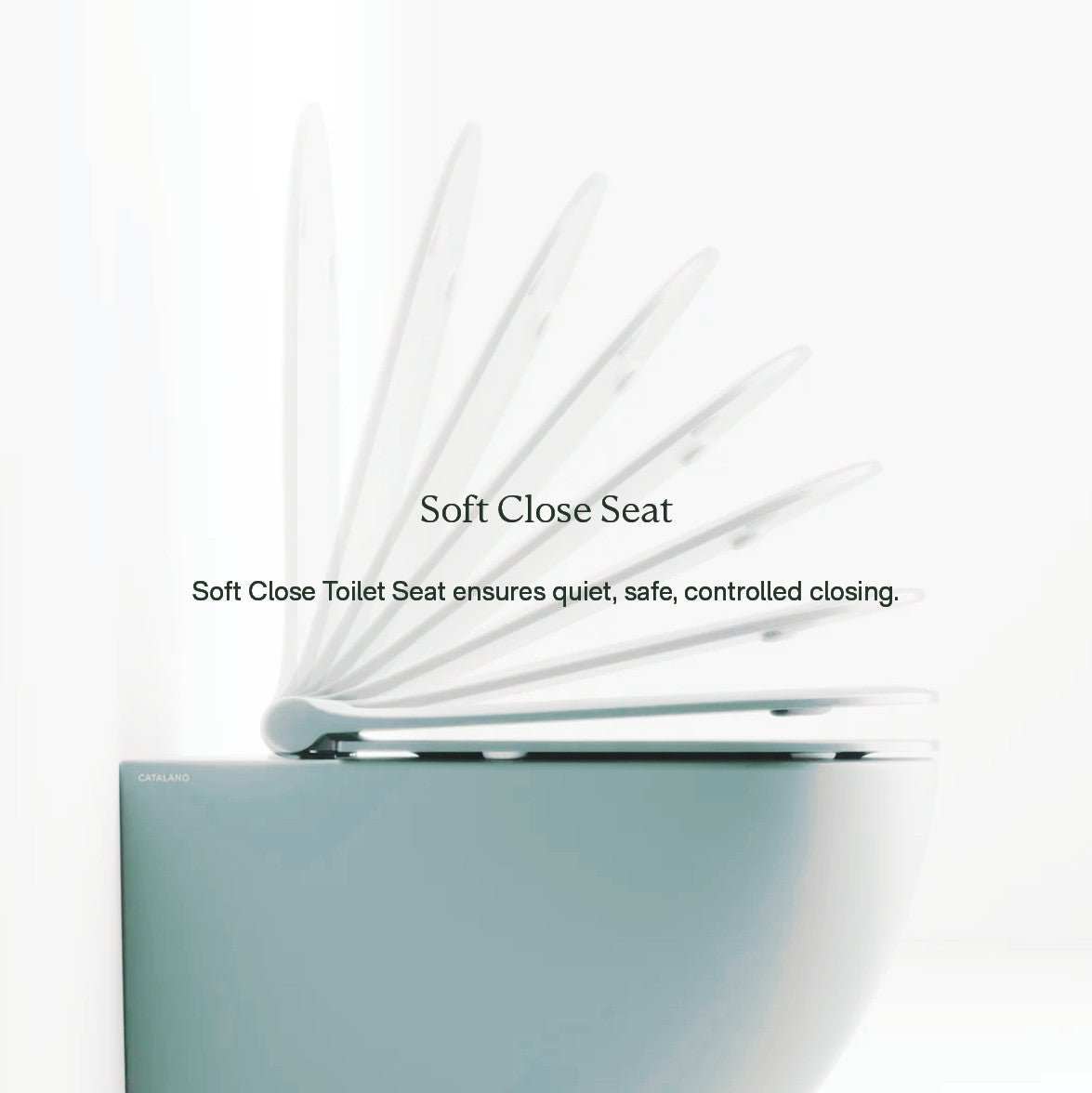 Catalano C 55 Rimless Floor Mount Toilet With Slim Seat
