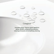 Catalano C 55 Rimless Floor Mount Toilet With Slim Seat