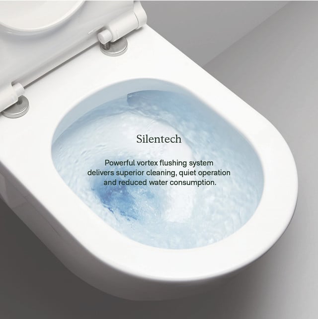 Catalano C 55 Rimless Floor Mount Toilet With Slim Seat