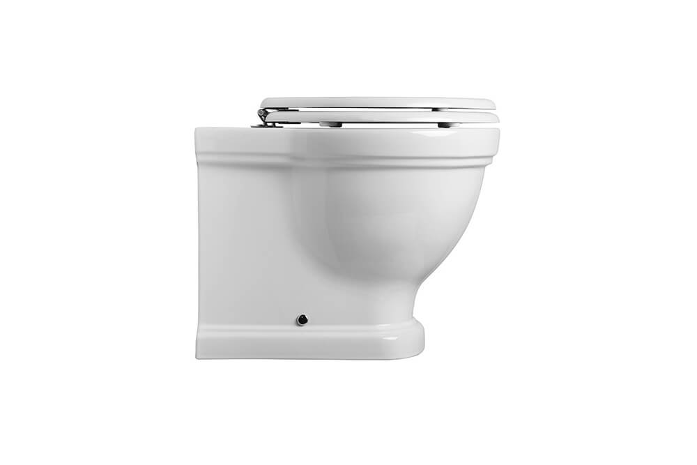 Claremont Floor Mounted Pan With Soft Close Seat