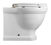 Claremont Floor Mounted Pan With Soft Close Seat