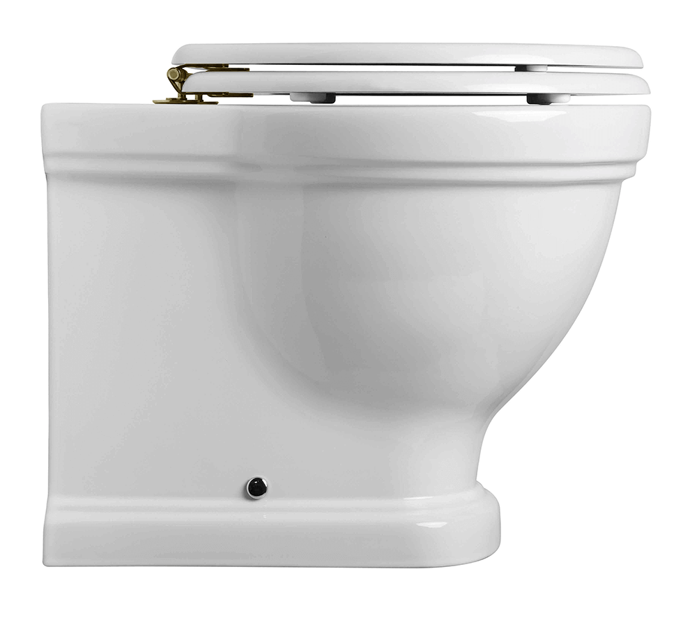 Claremont Floor Mounted Pan With Soft Close Seat