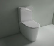 Manhattan Rimless Toilet Suite Matte White