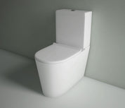 Manhattan Rimless Toilet Suite Matte White