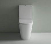 Manhattan Rimless Toilet Suite Matte White